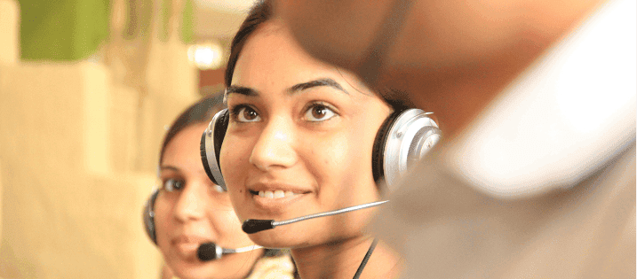 Contact center team
